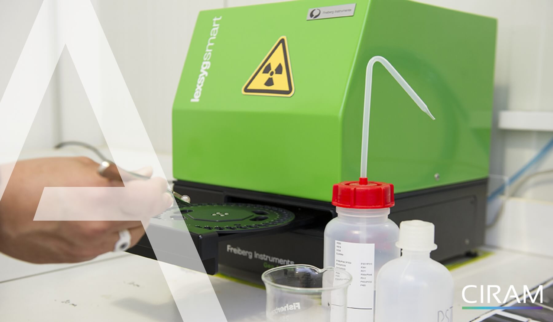 ** Dating equipment used for thermoluminescence (TL) and optically stimulated luminescence (OSL) analysis in a laboratory setting