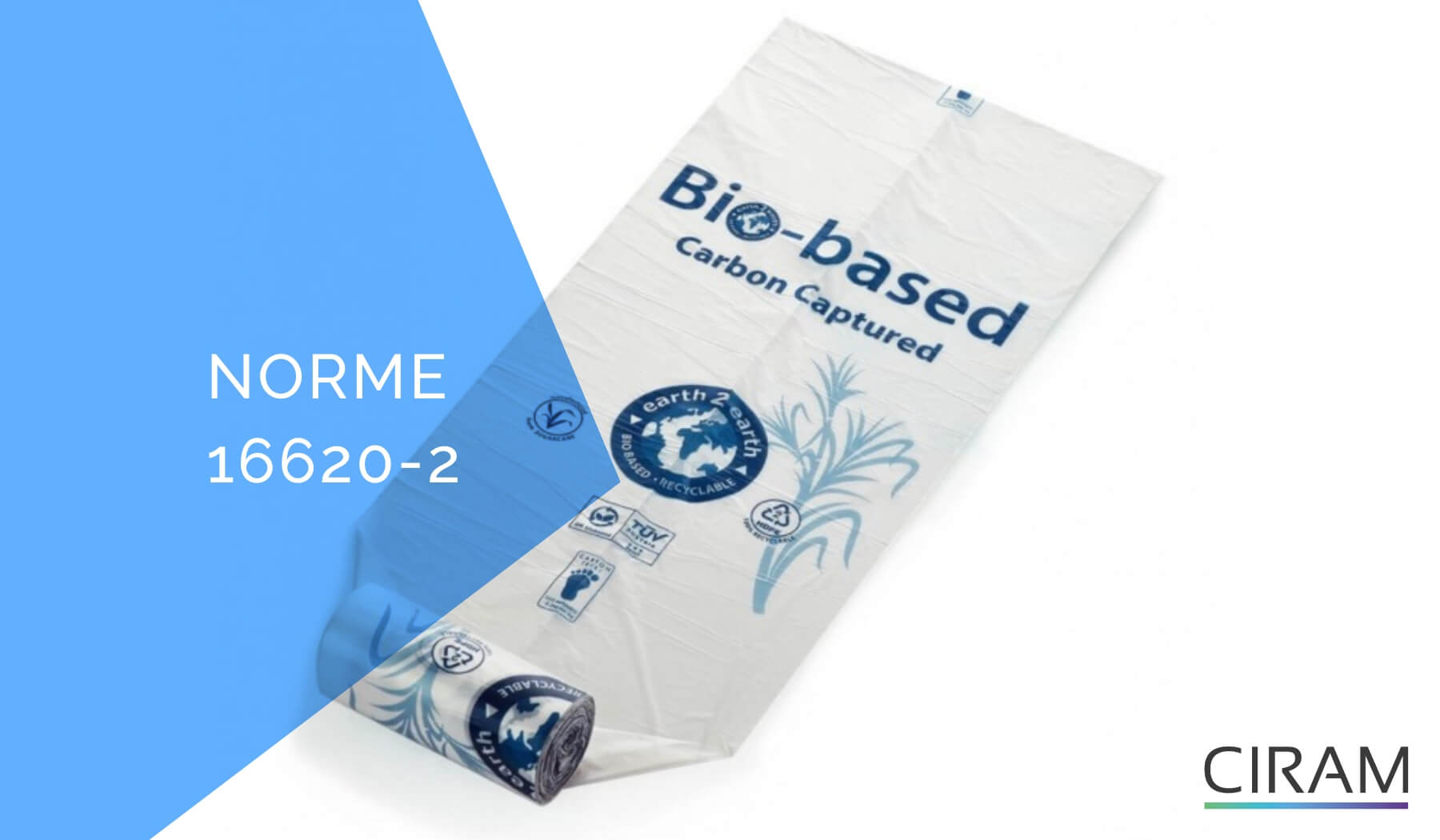 Bio-based packaging labeled with EN 16620 standard