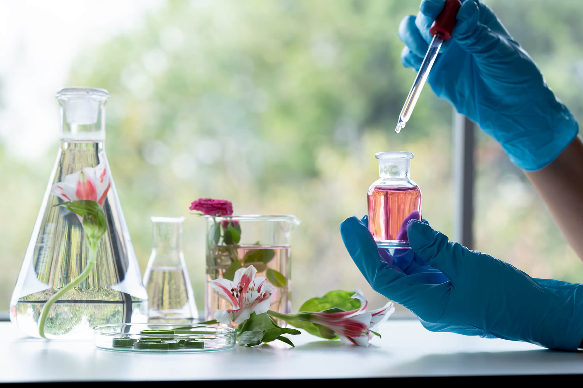 Cosmetic product samples for analysis