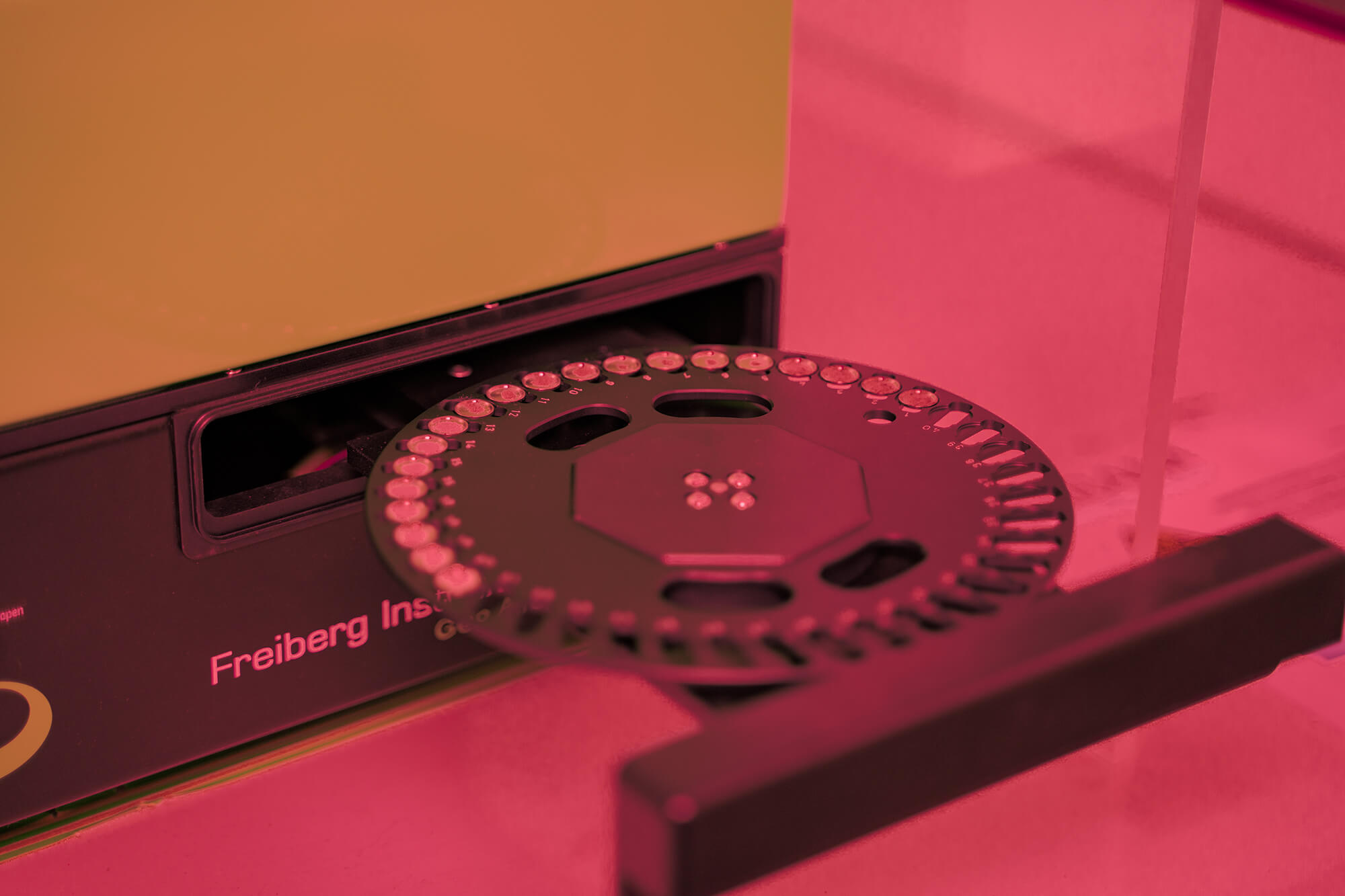 Scientific equipment for thermoluminescence measurement used in material and archaeological dating